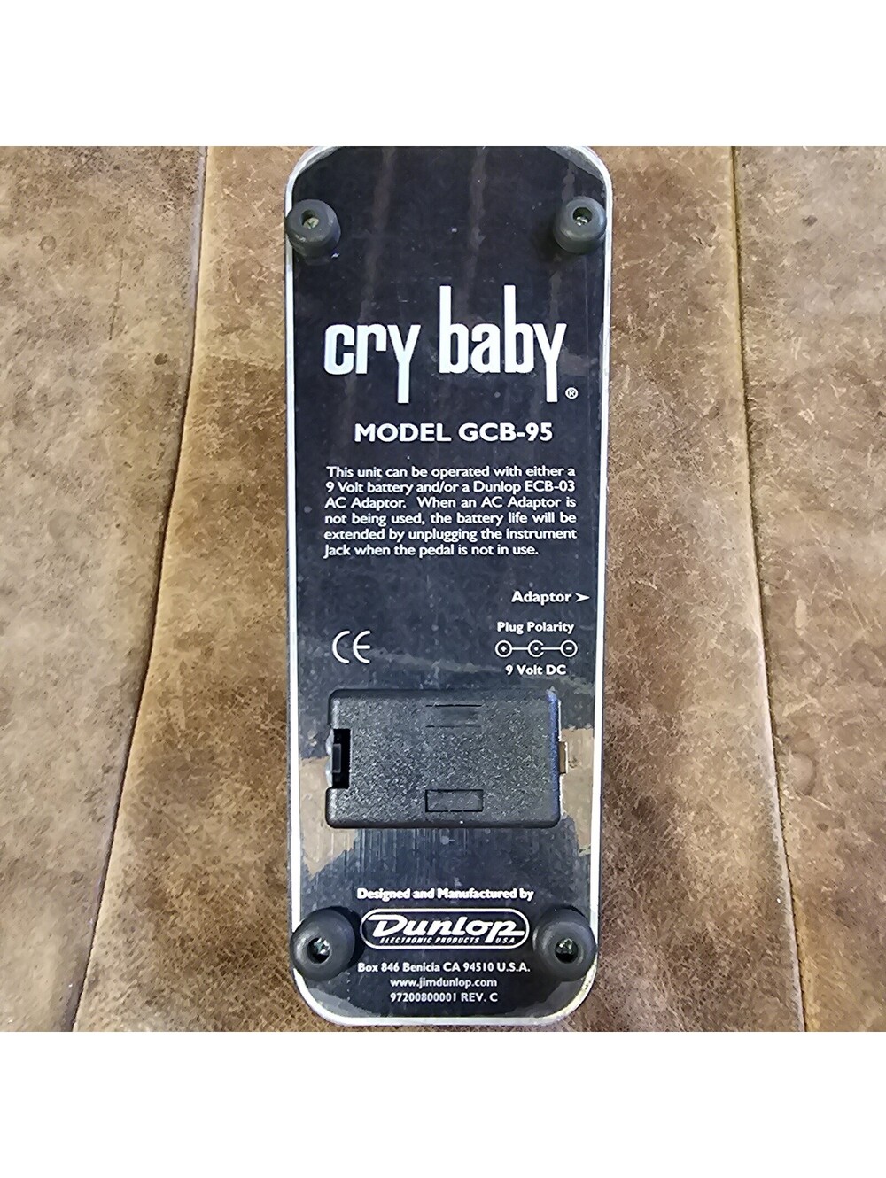 Dunlop Cry Baby Model GCB-95 Wah Guitar Effect Pedal